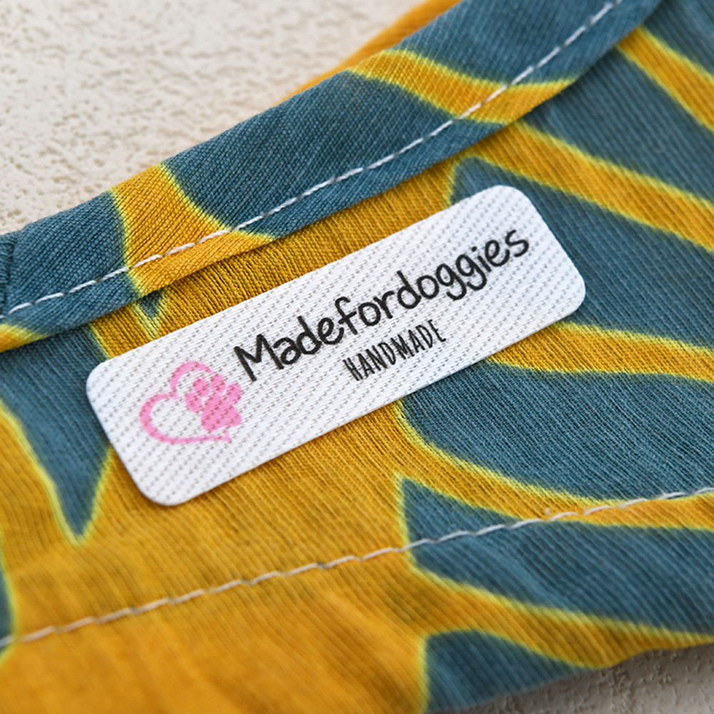 

Personalized Clothing Tags 40x12.5mm Rounded Rectangle - Iron-on or Sew-on 98pcs Cotton Labels for Branding & Kids Items