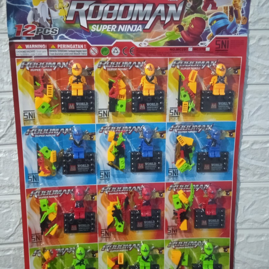 [ ZAGI COLLECTION ] ROBOMAN Ninja HERO NEW STYLE EDUKASI MAINAN ROBOMAN