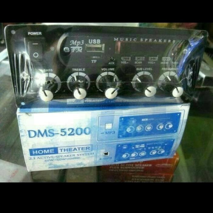 (BACA DESKRIPSI) Kit Speaker aktif 2.1 DMS 5200 Platinum plus MP3 bluetooth / DMS5200