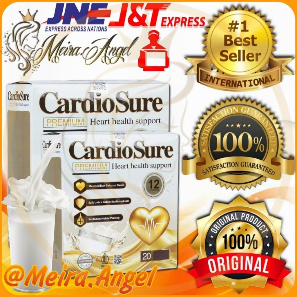 

Cardiosure Asli 100% Original Susu Herbal Terbaik Atasi Hipertensi Struk Jantung Koroner Asam Urat Kolesterol