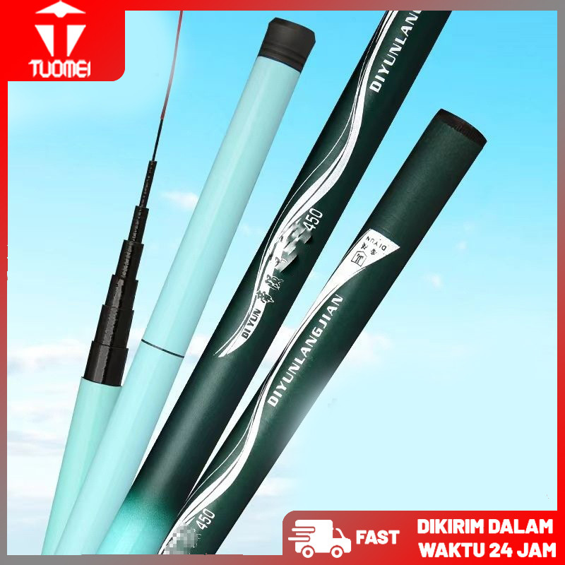 Tegek carbon full ringan / tegek kaku ringan kuat/ joran tenggek super kuat  / tegek  540 450 360 mu