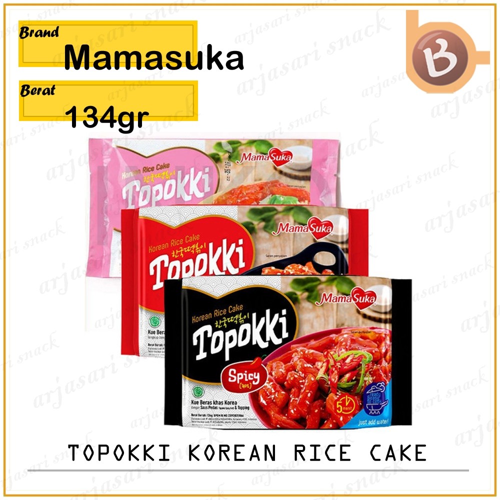 

Topokki Instan Korea Rice Cake Mama Suka 134gr