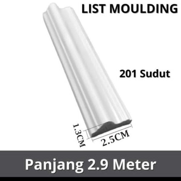 READY | LIST MOULDING PVC / WALL MOULDING PVC / DECORASI DINDING - 201