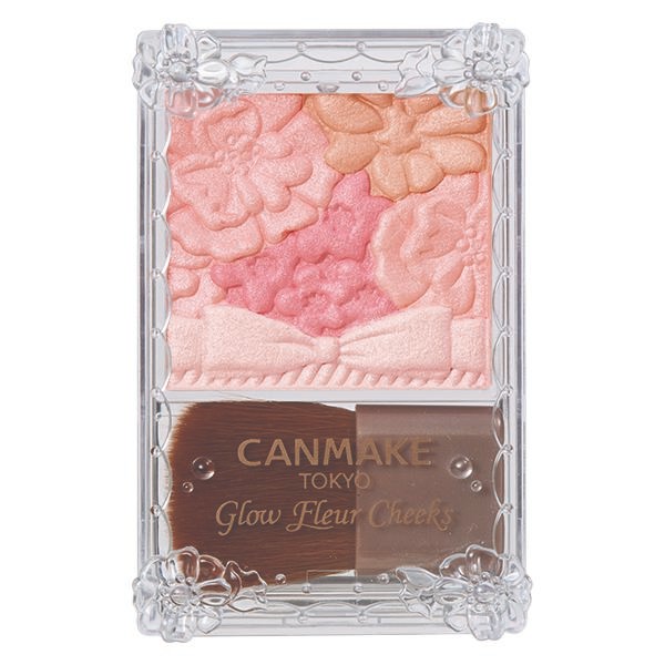 Canmake tokyo glow fleur cheeks blush on powder original Japan - Glow 01