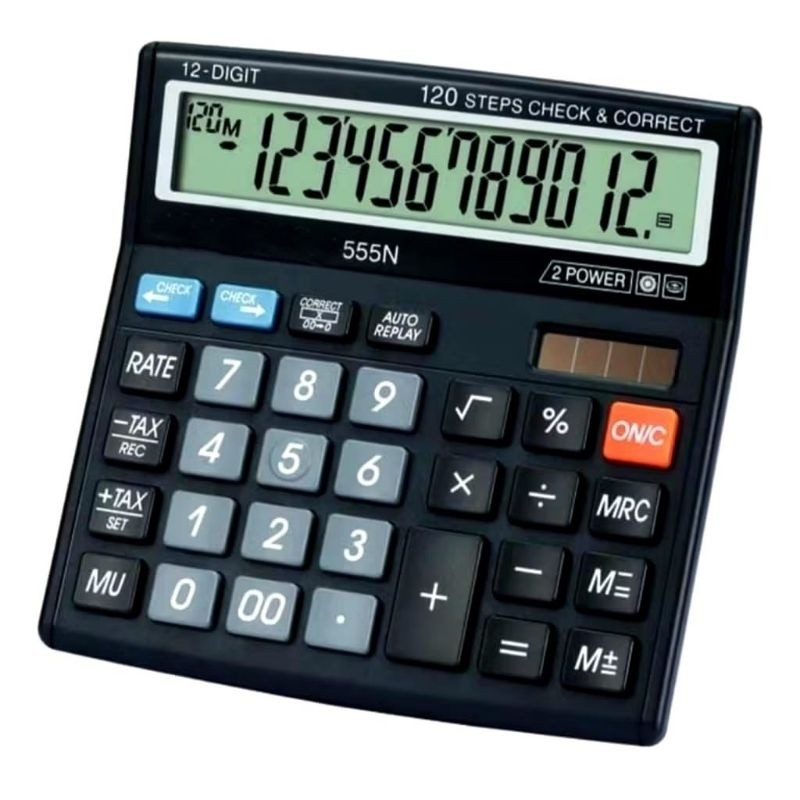 

Kalkulator 12 Digit 555C 555N / Mark Up Calculator