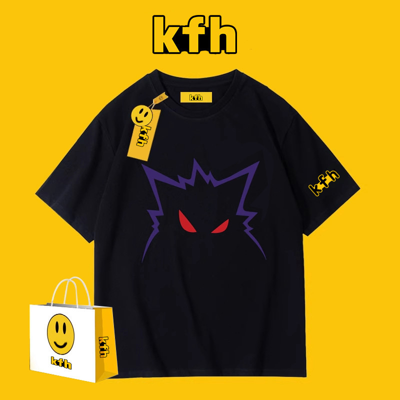 (COD) KFH - Karakter Korean Style T-shirt Baju Kaos Oversize Cotton