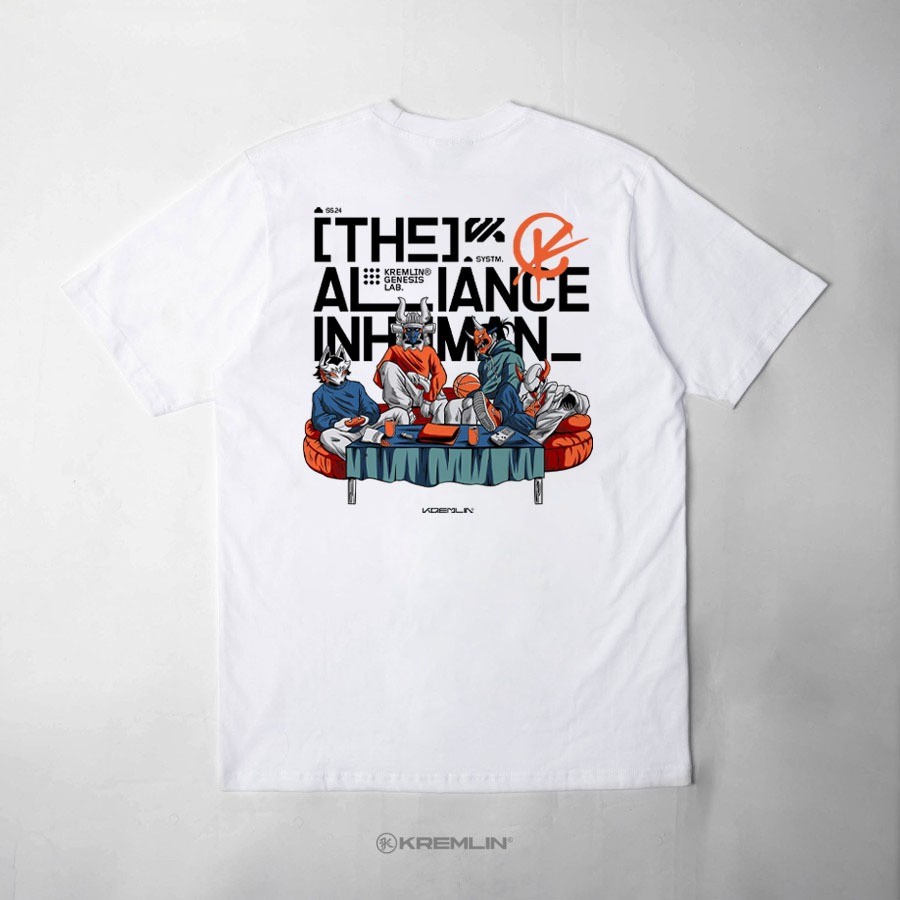 KREMLIN T-Shirt Kaos White - Inhuman
