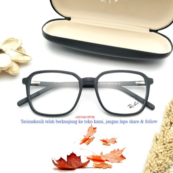frame kacamata minus anti radiasi casual korea pria wanita rayban rb2511