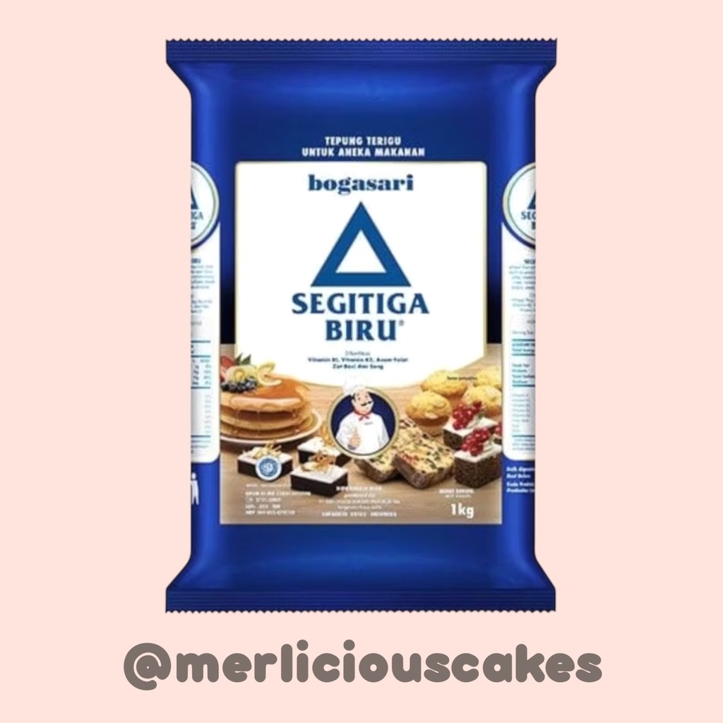 

Segitiga Biru 1 Kg Tepung Terigu Protein Sedang Bogasari