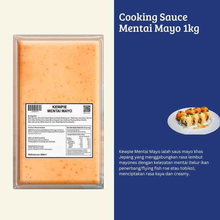 

Kewpie Cooking Sauce MENTAI Mayo 1kg