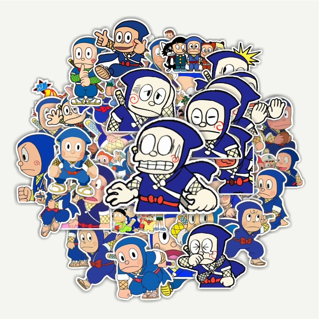 

Sticker Pack Stiker Kartun Ninja Hattori Dekorasi Lucu Kreatif untuk Notebook, Skateboard, HP
