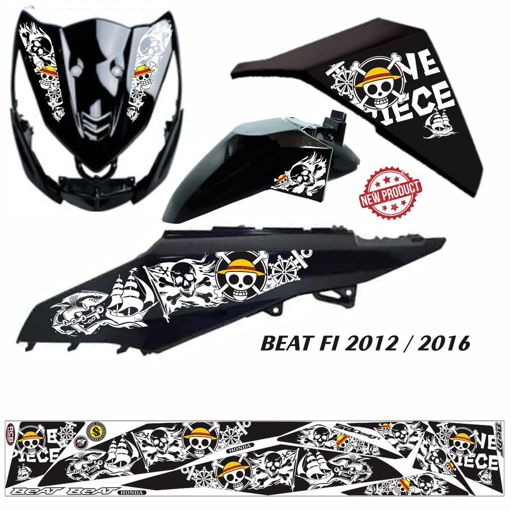 STIKER MOTOR HONDA BEAT FI 2012/2015 / STIKER BEAT PGM - FI STRIPING MOTOR