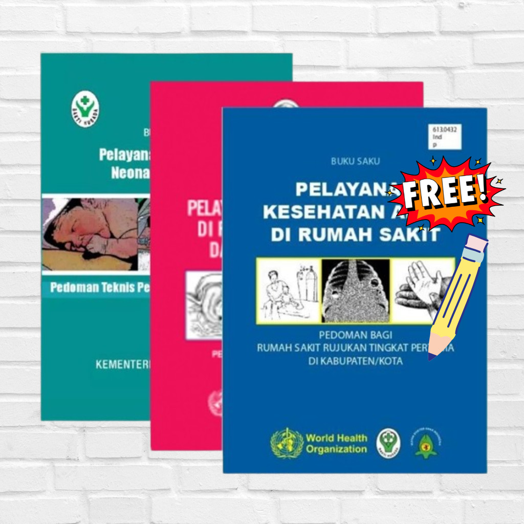PAKET 3 BUKU SAKU KEBIDANAN - WHO | Buku Saku Bidan | Panduan WHO | Buku Referensi Kesehatan Ibu & A