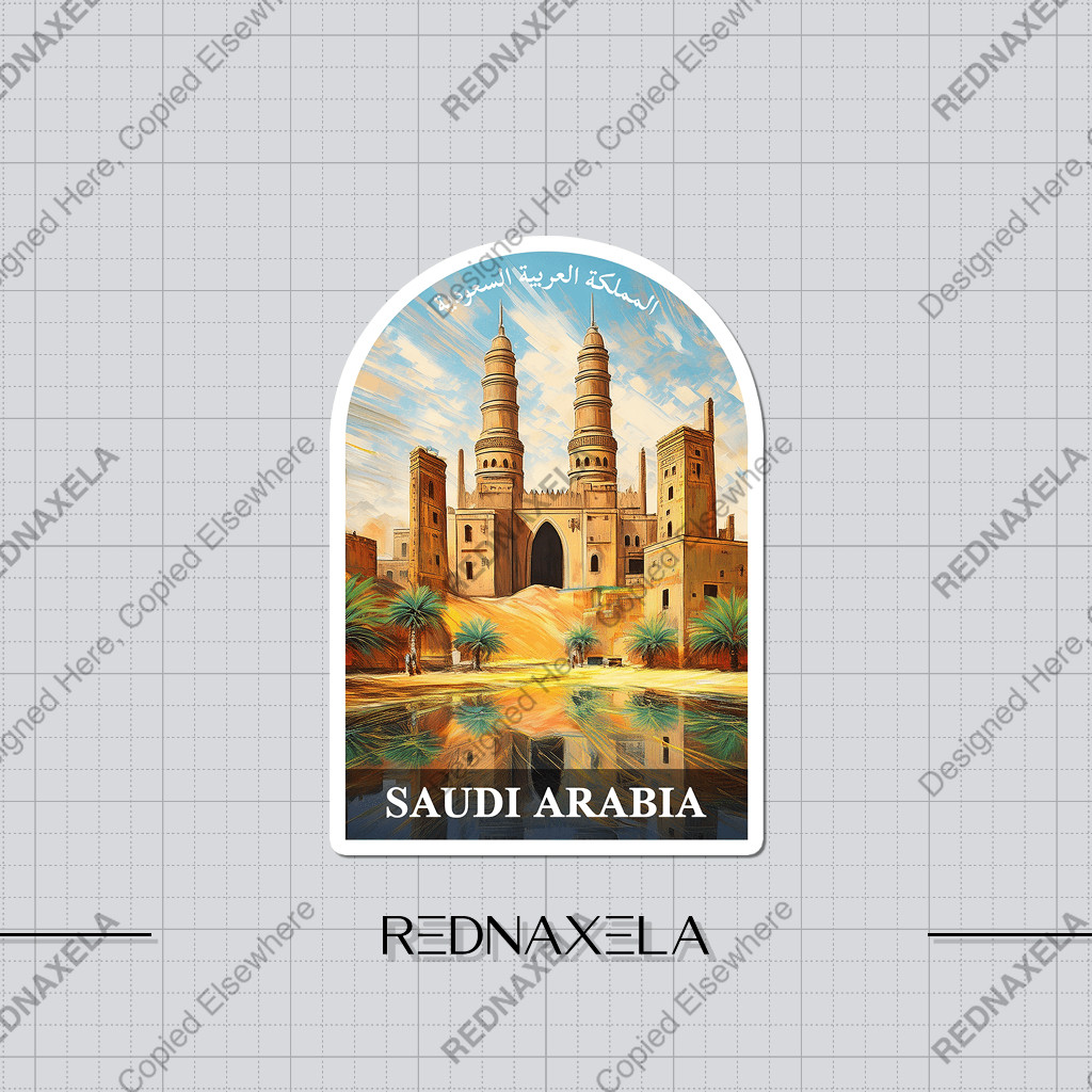 

Stiker Vinyl Country Saudi Arabia Stiker Koper Outdoor Travel Sticker
