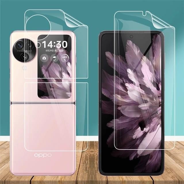OPPO FIND N3 FLIP / FIND N3 SCREEN PROTECTOR HYDROGEL ANTI GORES HYDRO - OPPO FIND N3, LAYAR CLEAR -