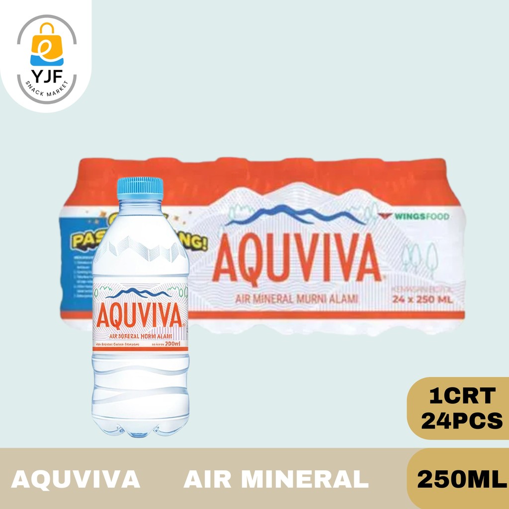 

Aquviva Air Mineral / Air Minum / Air Mineral 250ml 1 Carton / 24 Pcs