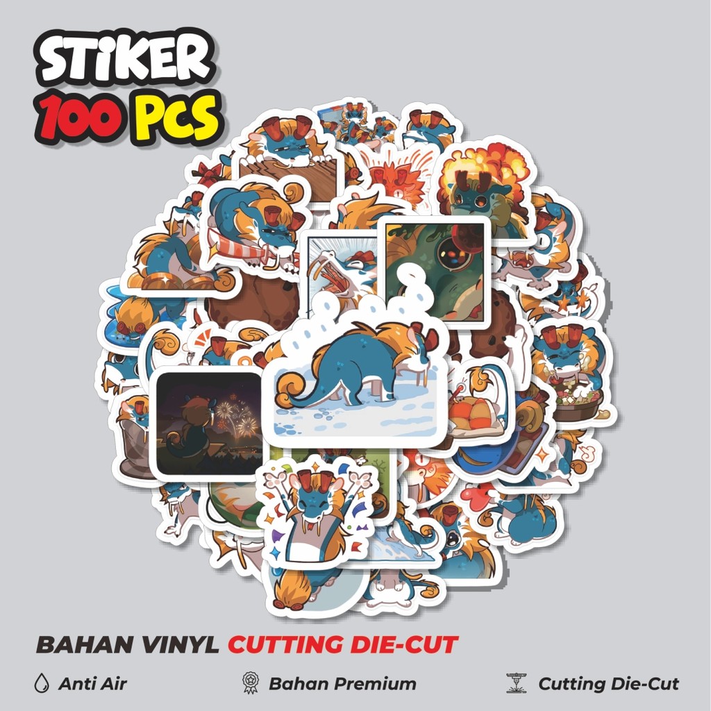 

Terbaru! 50 pcs Stiker Funny Character Cadre The Dragon Dekorasi Lucu Kreatif untuk Notebook, Skateboard, HP