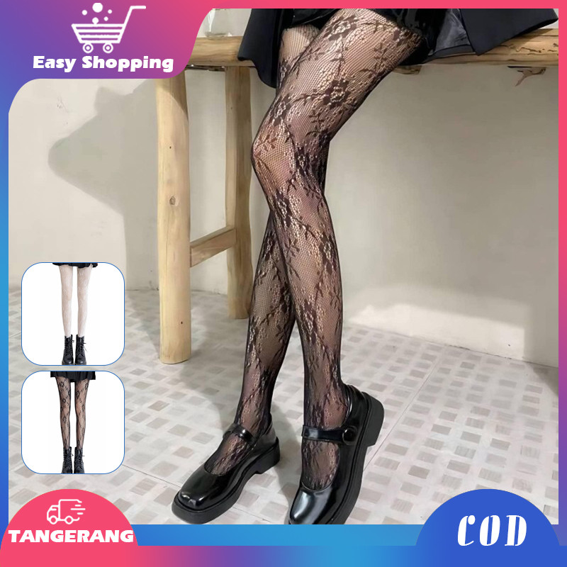 Stoking Untuk Bunga Stocking Jaring Stocking Print Stocking Lace Pantyhose Motif Bunga Stoking Renda