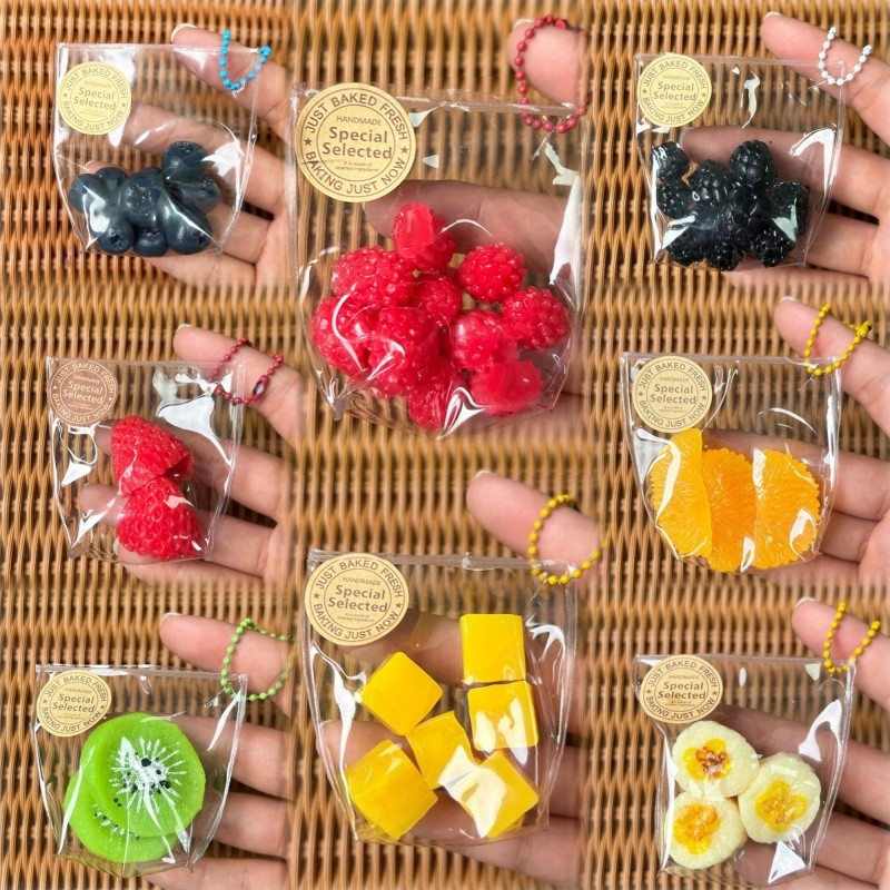 Kawaii Squishies Mochi Fruit Squeeze Toys For Kids Adults Antistress Ball Squeeze Keychain Party Str