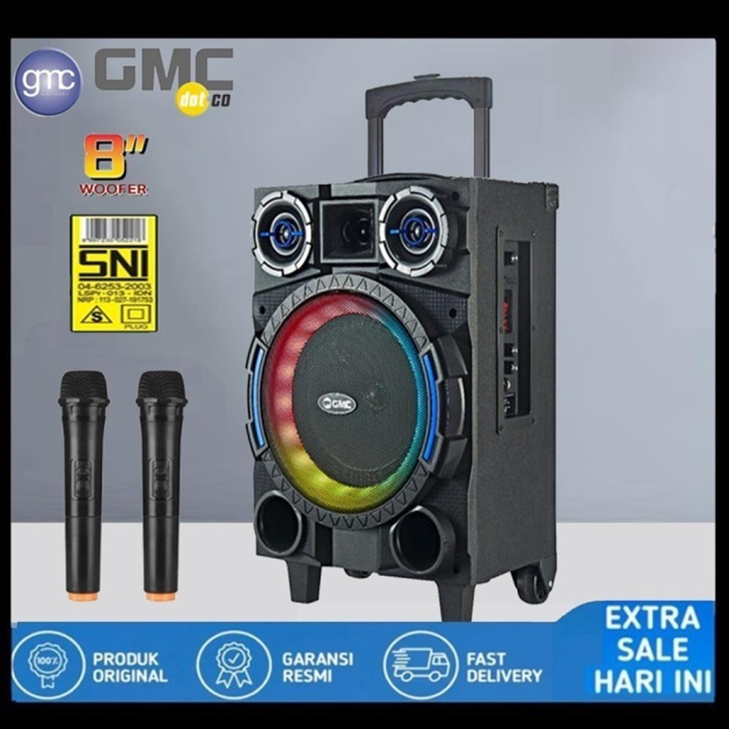 GMC SPEAKER PORTABLE 8" (GMC 897 T)