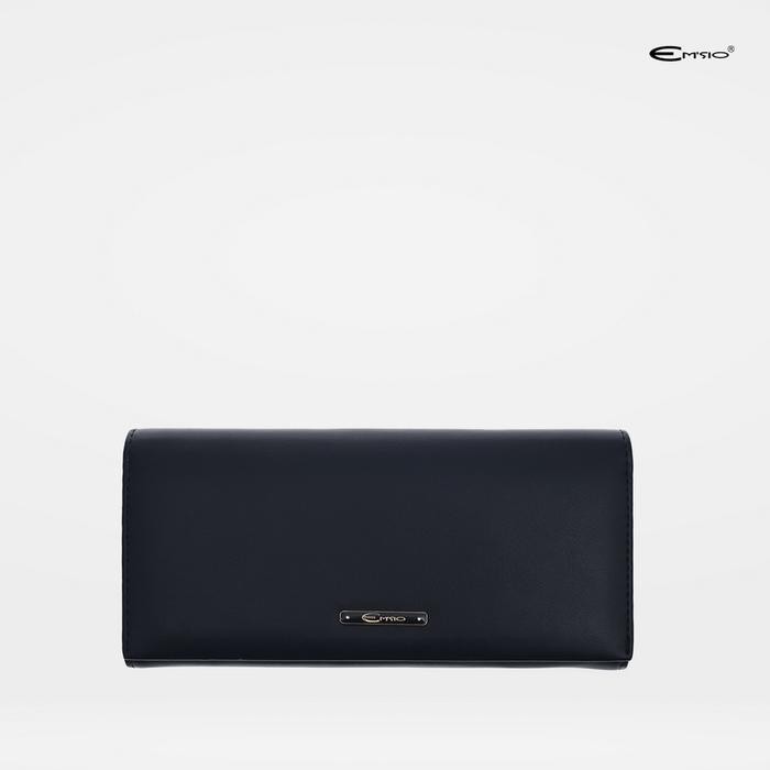 ORIGINAL Dompet Wanita Emsio by Elizabeth Dompet Panjang 0750-1456 - Black