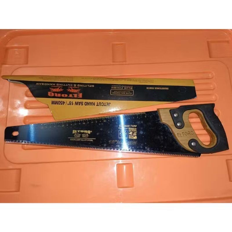 Gergaji Gg Kayu Lapis Karet Eltoro 18 inci /Handsaw gergaji pemotong