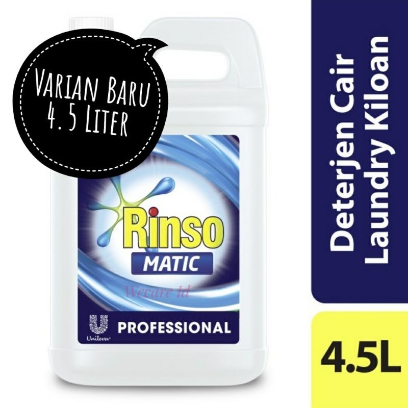 Rinso Cair 5 Liter / Rinso Matic 4,5 Liter