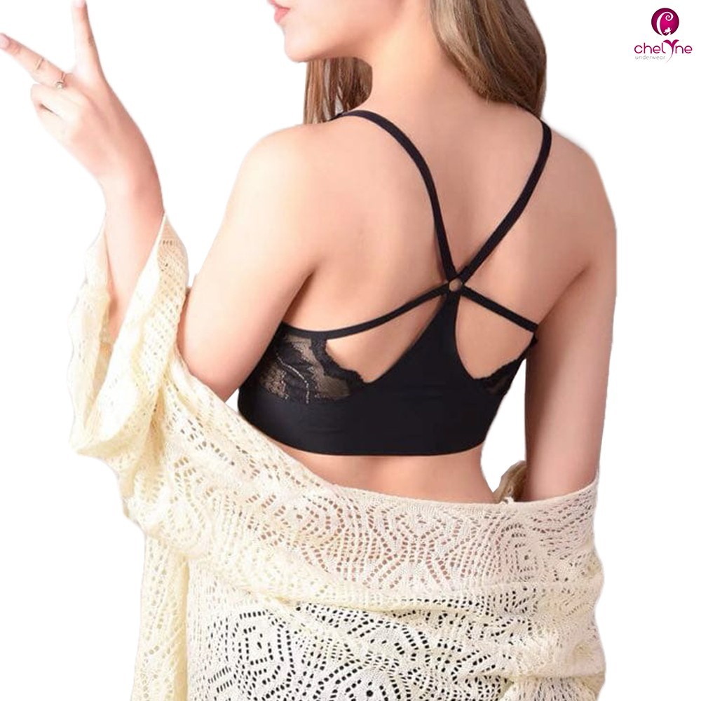 BH Bralette T054 Bahan Lycra Seamless Berpori - Inner