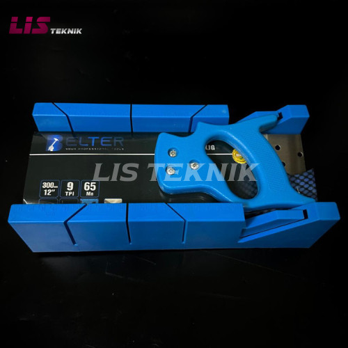 BELTER Gergaji Kayu Sudut Gergaji Pigura Manual Set Miter Box
