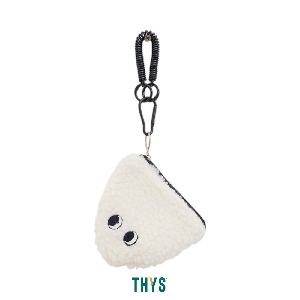 THYS GANTUNGAN TAS CHARM FLUFFY ONIGIRI - PUTIH