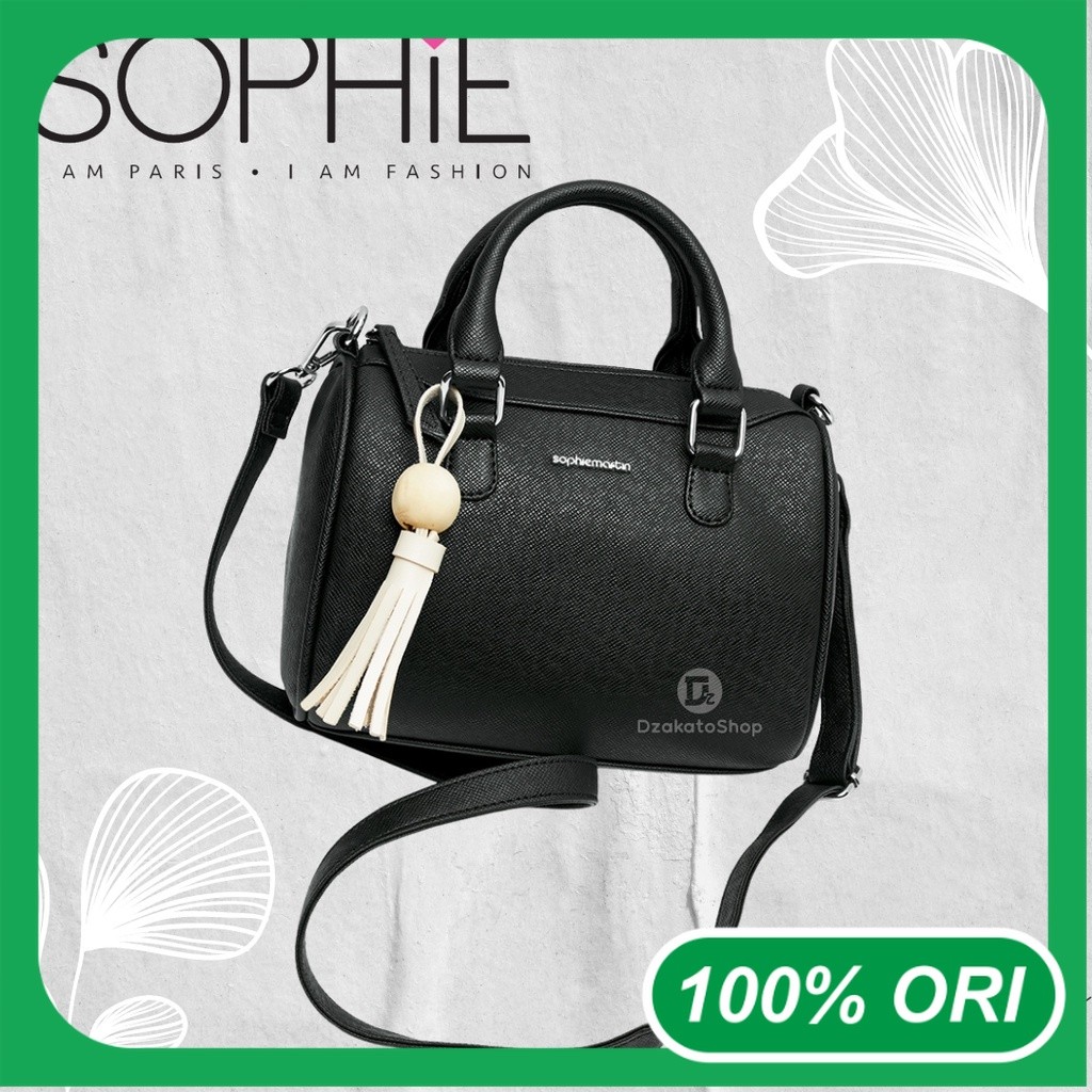 Tas Jinjing Wanita Anaia Black Sophie Martin Paris Premium Original Shoulder Bag 2025 Korean Style R