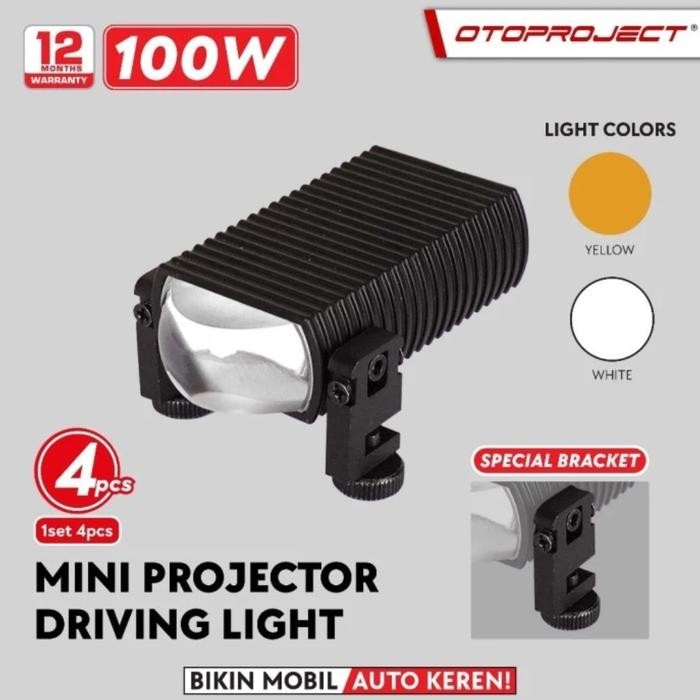 Otoproject Lampu Led Mini Projector Driving Light Lampu Tambahan Mobil