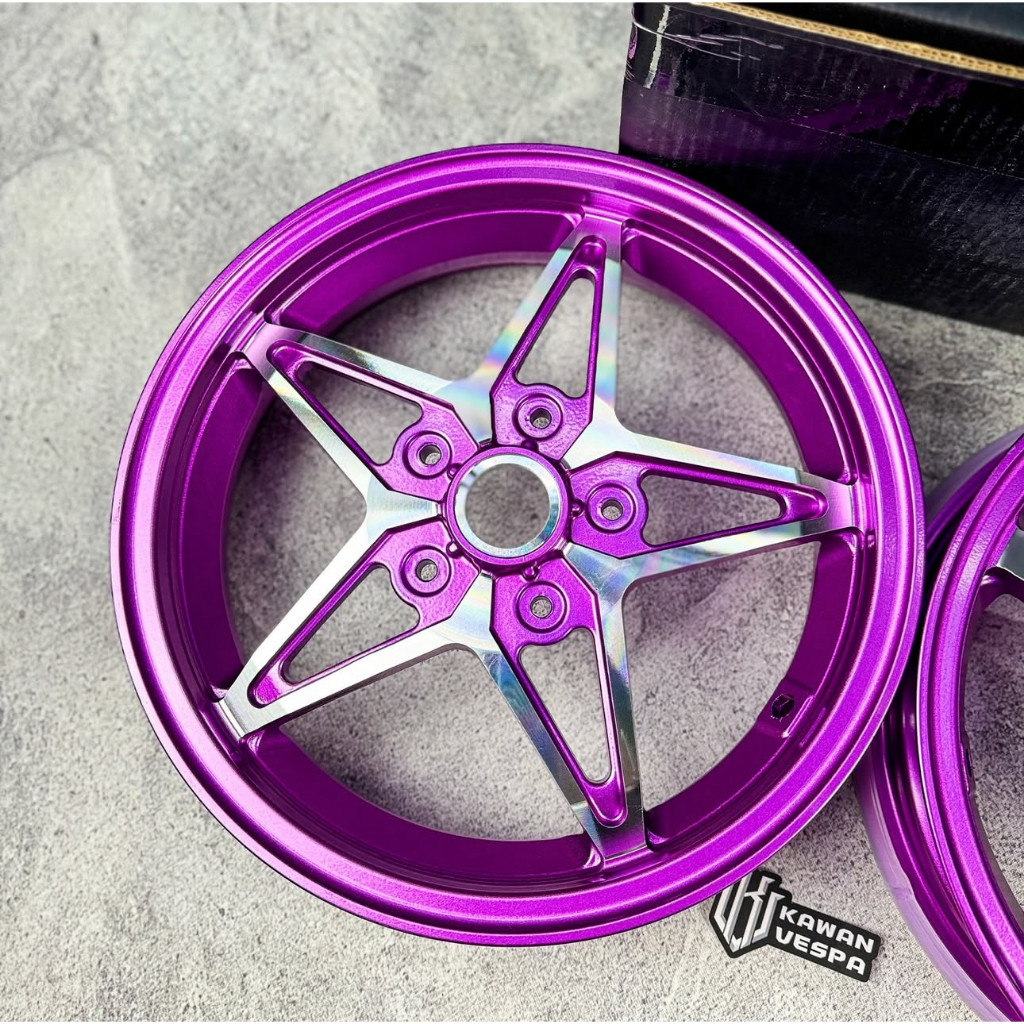 Velg Raceboy Star purple for Vespa sprint primavera S LX