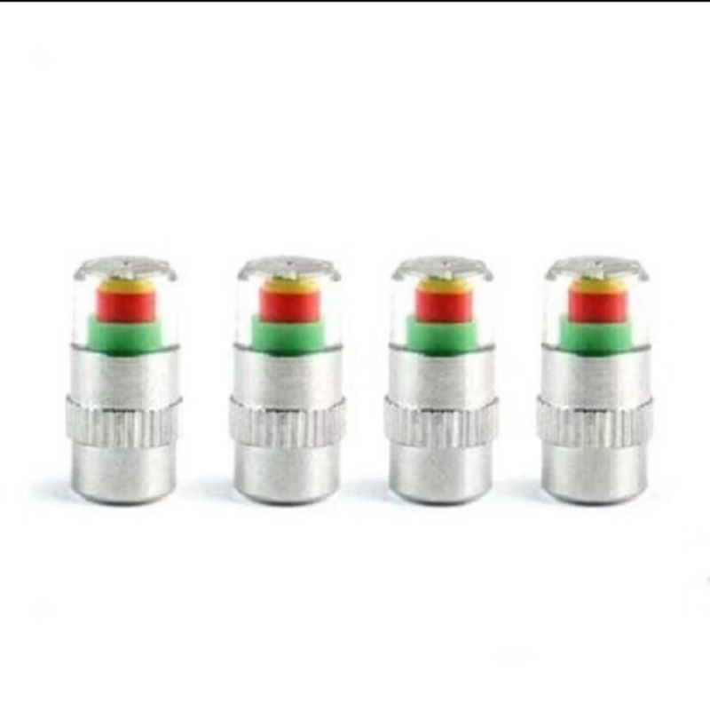 Aksesoris motor Tutup Pentil Indikator Tekanan Angin