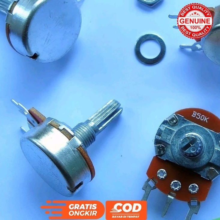POTENSIO MONO BESAR A PLUS B50K 50 K POTENSIOMETER MONO 50K 50 K