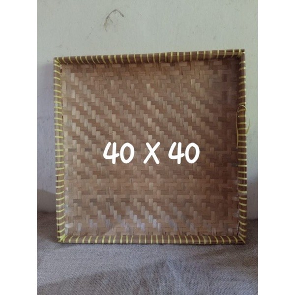 Tampah Kotak 40x40 Tempat Tumpeng Jajanan Pasar