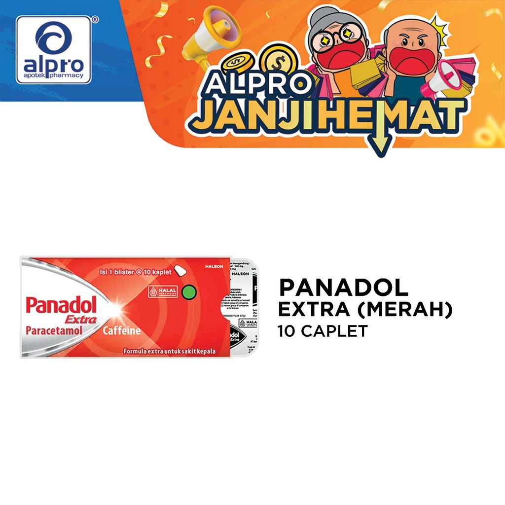 

PANADOL EXTRA 1 STRIP ISI 10 TABLET