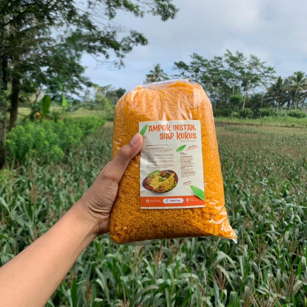 Nasi beras Ampok Jagung Instan 1 kg