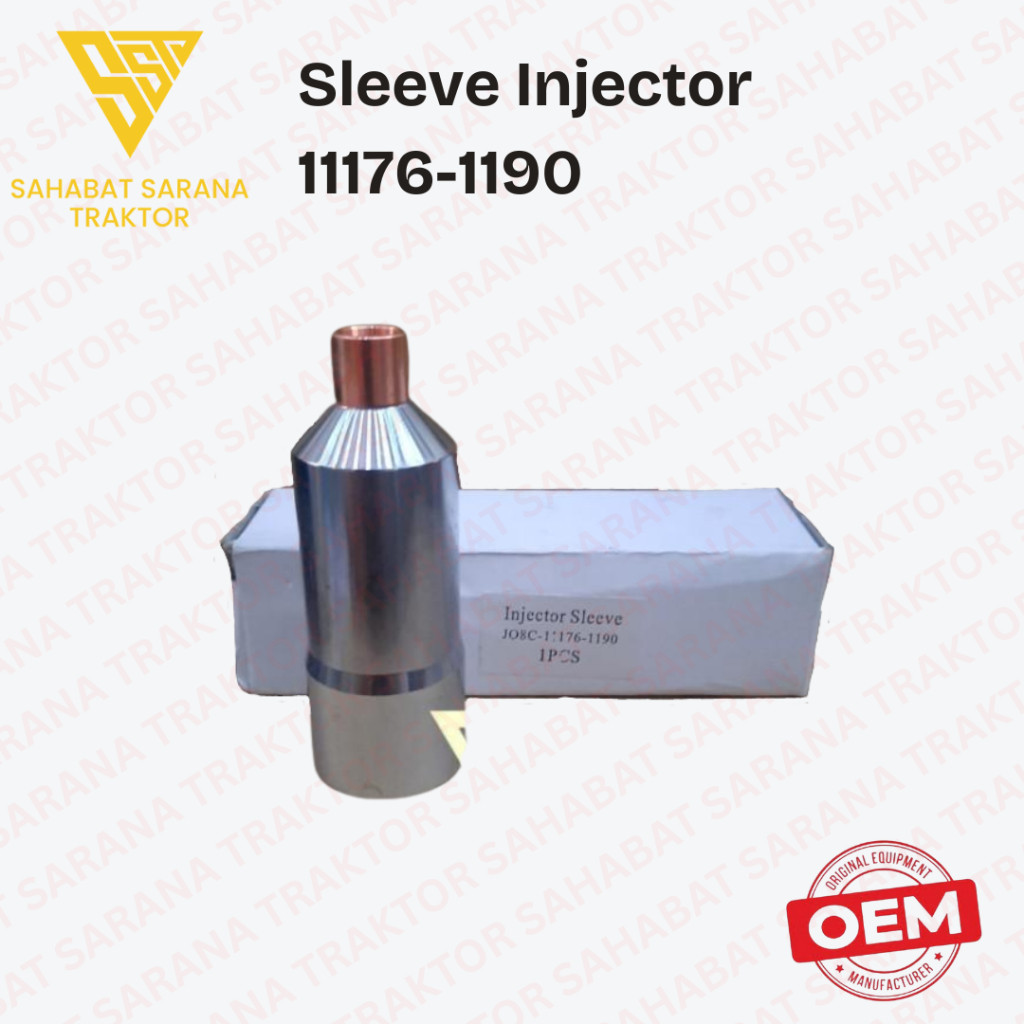 Injector sleeve  SK200-8 11176-1190 111761190 Kobelco  J05E