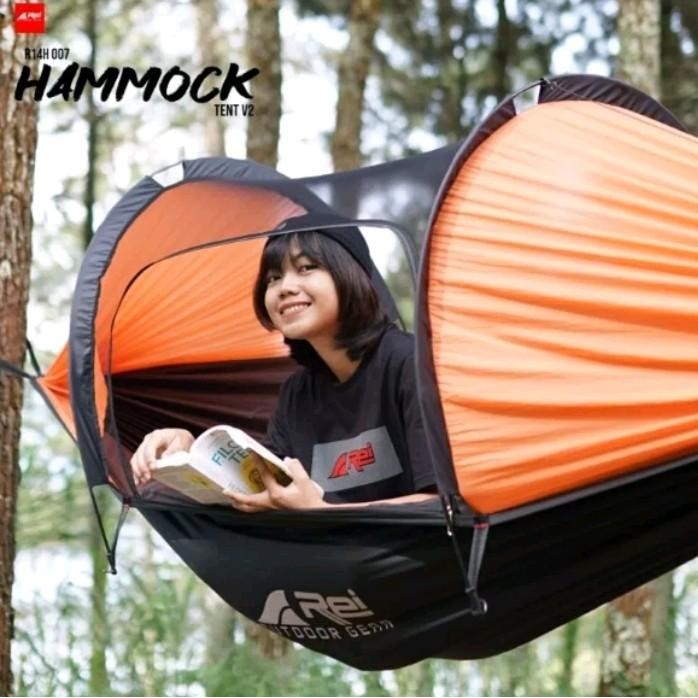 PROMO  Hammock tenda Arei/Hammock Tent - hitam biru