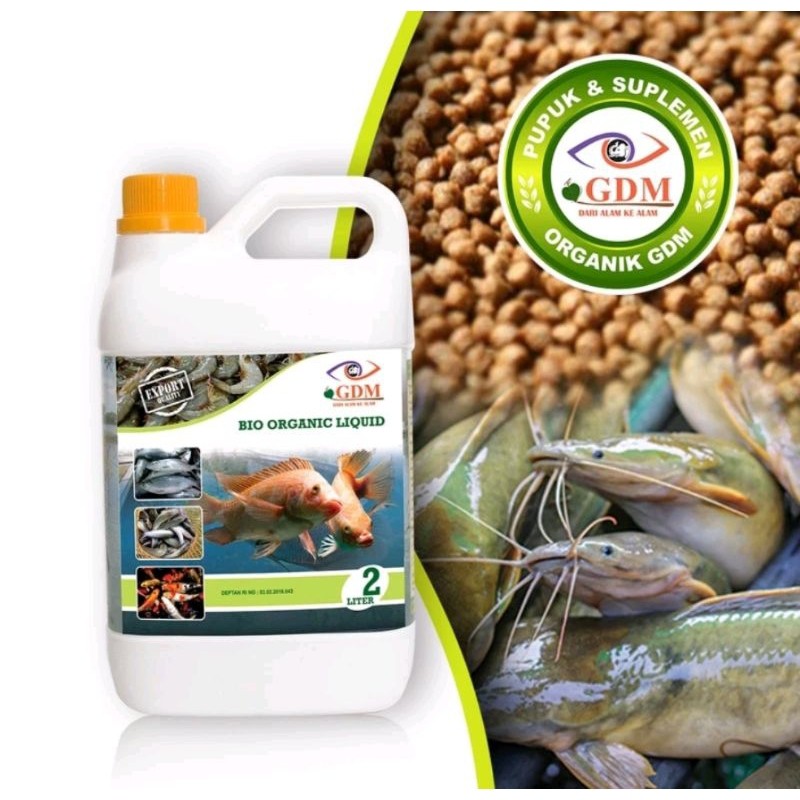 Suplemen Organik GDM Untuk Perikanan 2 Liter