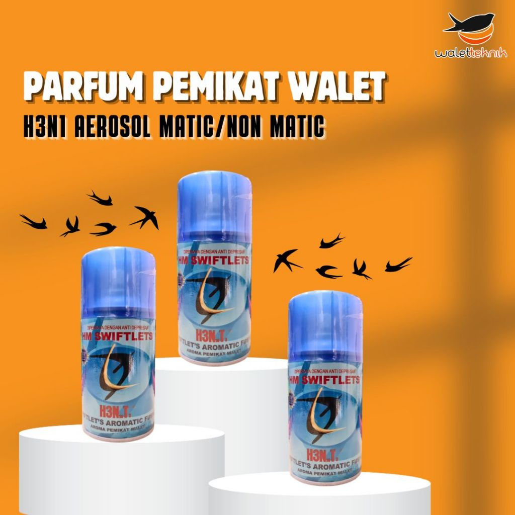 TERASHOP Parfum Pemikat Walet H3n1 H3nSatu ORI Aroma Pemikat Walet H Tiga N Satu