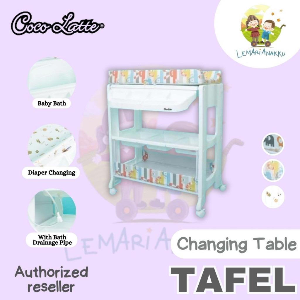 Cocolatte Baby Tafel / Changing Table / Cocolatte Baby Tafel CL 6969 Changing Table 2 in 1 / Bak Man