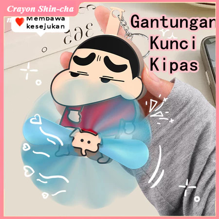 Gantungan Kunci Kipas Mini Bentuk Corgi yang Lucu - Gantungan Kipas Kecil Portabel yang Kreatif