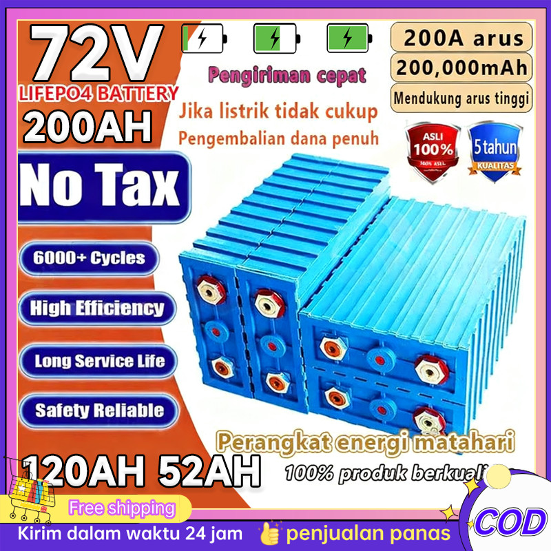 Lifepo4 Ups 200AH 2025 CATL/BYD Battery Lifepo4 72V 12v 120ah 200AH 52ah BMS Battery Lifepo4 12v 120
