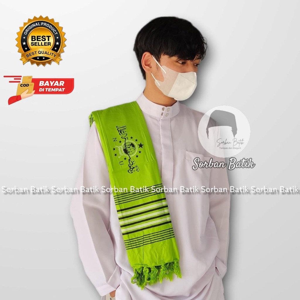 BARU SORBAN YAMAN RIDA SOLO KOMBINASI  NU TEROMPAH BAHAN LEBIH HALUS & ADEM Rayon Goyor Premium Akse