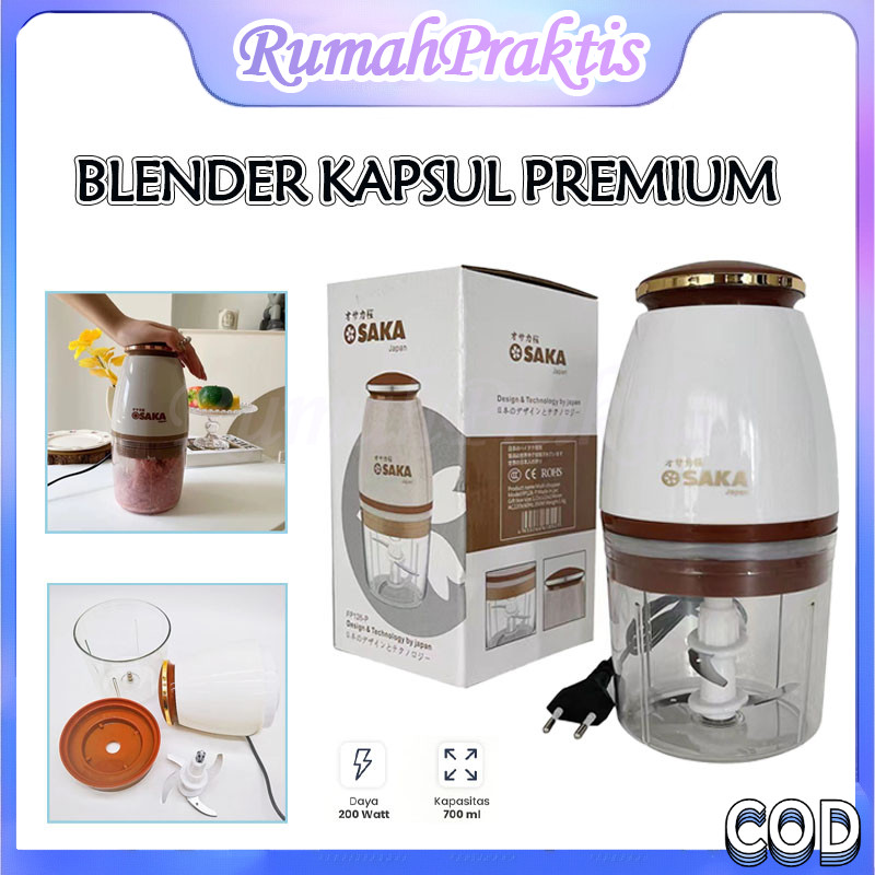 blender kapsul/blender kapsul food processor/mincer chopper kapsul mini /blender kapsul serbaguna/