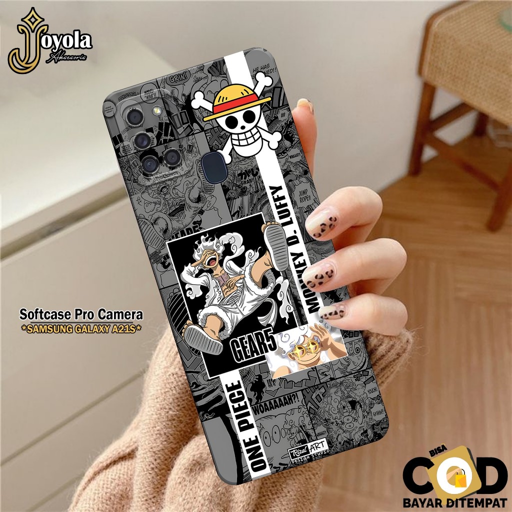 Case Samsung Galaxy A21S - Fahion Case Anime - Softcase Samsung Galaxy A21S - Pro Camera - Casing Sa