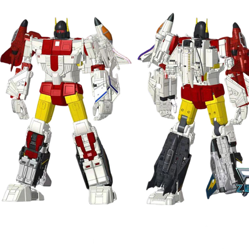 ZETA TOYS Transforming Toys Air Force Superion 5 in 1 Transformation Combined Toys
