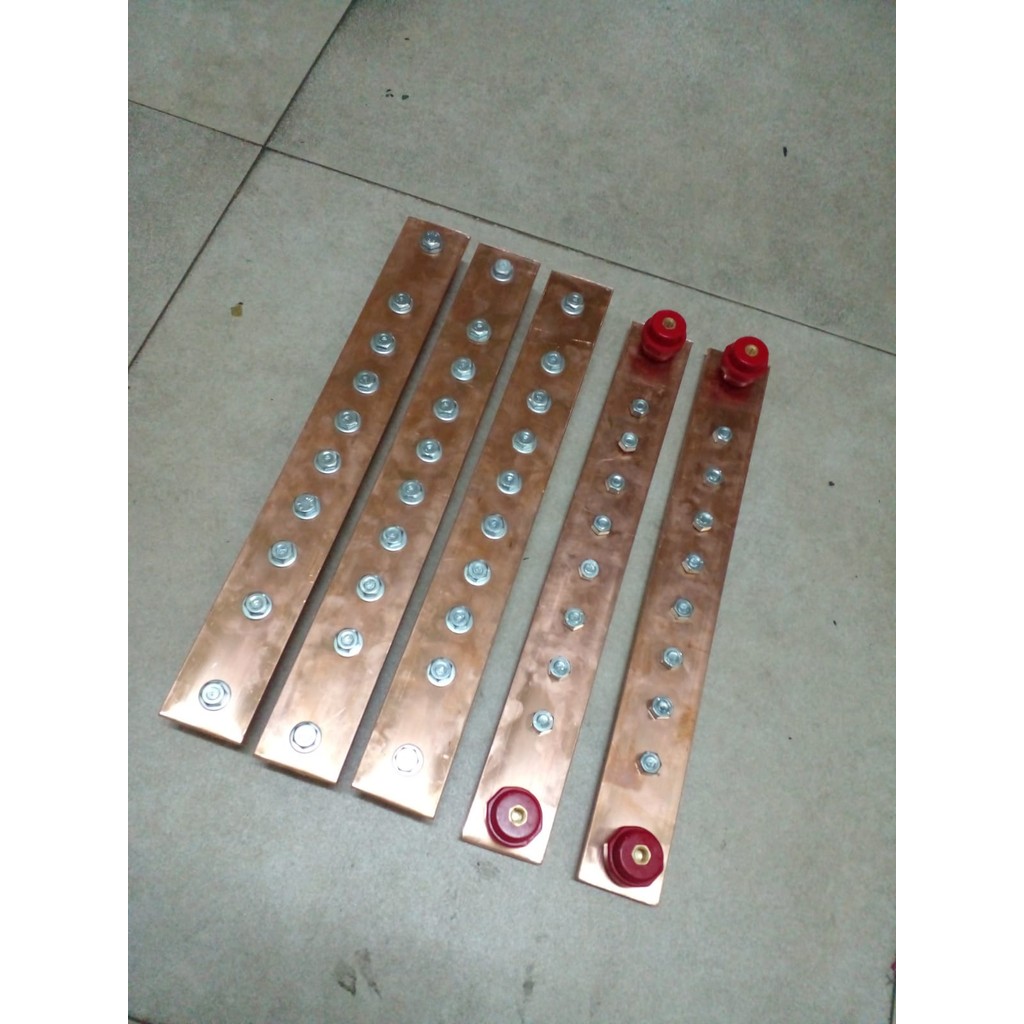 Busbar Netral 3mm x 50mm x 300mm Busbar tembaga